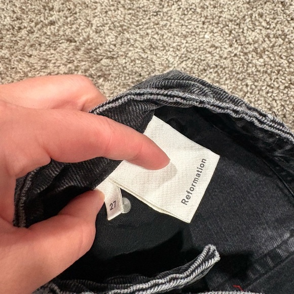 Reformation Harley Studded Jeans 27 - Picture 4 of 9